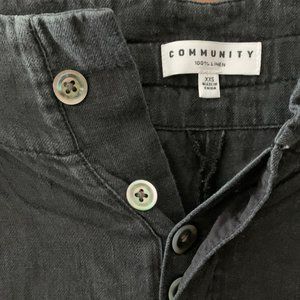 Aritzia / Community Black Linen pants